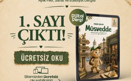 Fikir İzleri Müsvedde Dergisi 1.Sayı Çıktı!